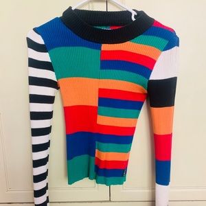 UNIF Long Sleeve Knit Crop Top